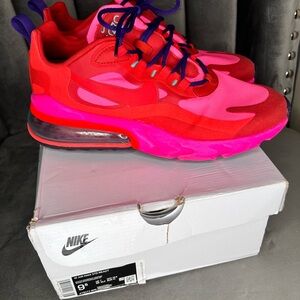 Nike Air Max 270 React Red Pink Sneakers